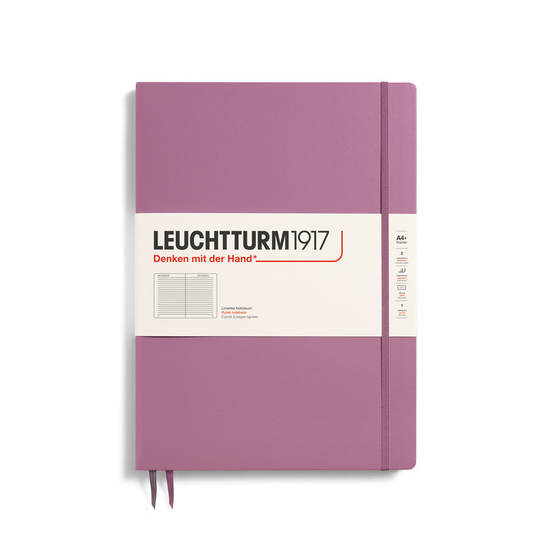 Leuchtturm1917 Notebook Slim Master (A4+), Ruled - Dusty Rose