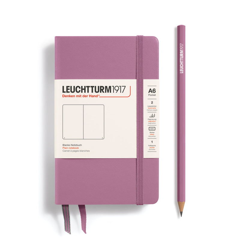 Leuchtturm1917 Notebook Pocket (A6), Plain - Dusty Rose