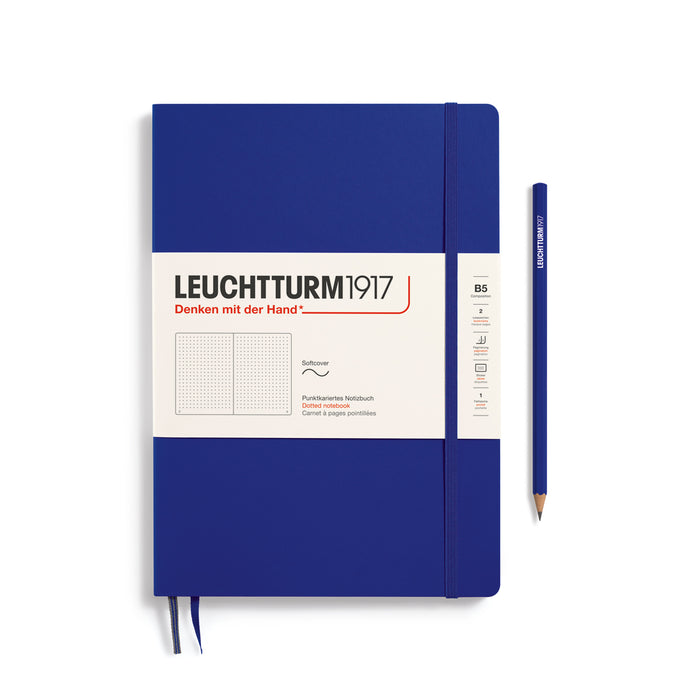 Leuchtturm1917 Notebook Composition Softcover (B5), Dotted - Ink