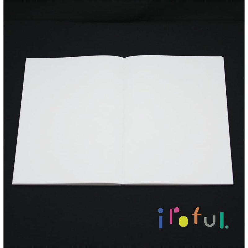 Sakae TP Iroful Softcover Notebook, A5, White, 160pages, 75gsm, Plain
