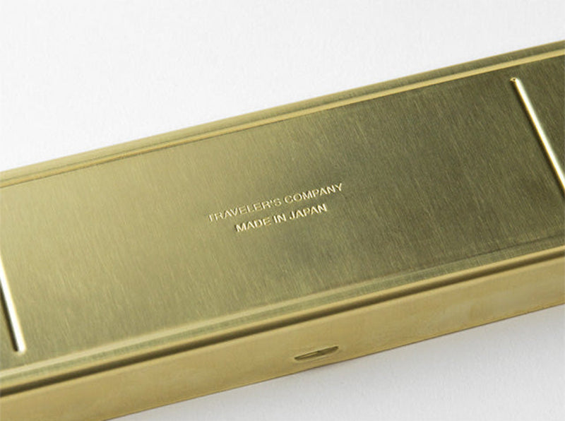 TRAVELER'S Brass Pen Case