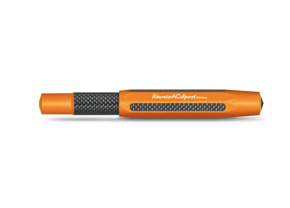 Kaweco AC Sport Carbon Fountain Pen - Orange