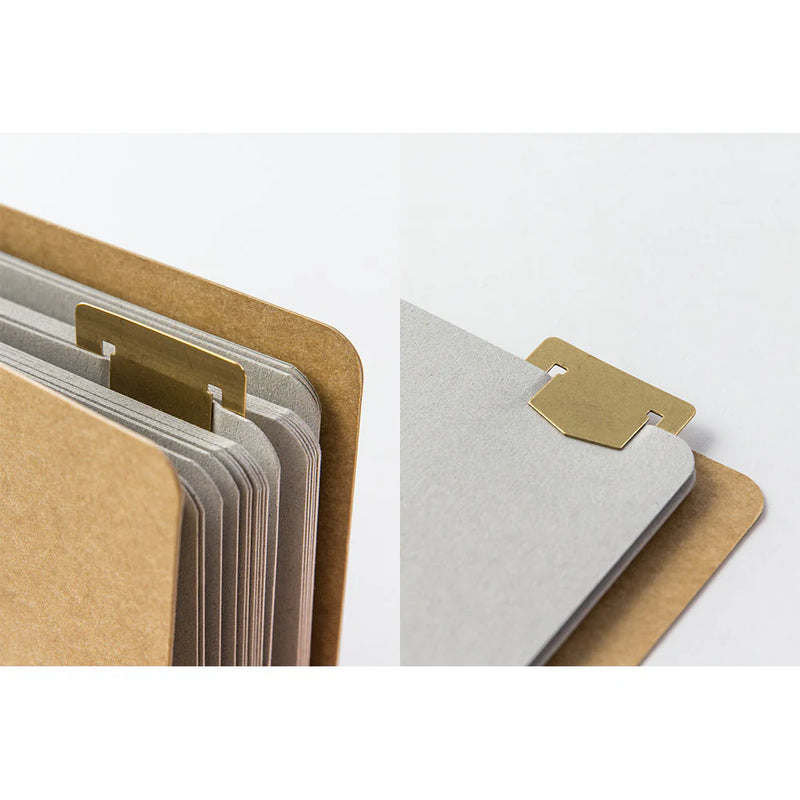 TRAVELER'S Brass Template Bookmark - Alphabet