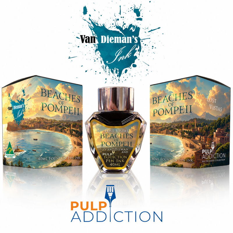 Van Dieman's Pulp Addiction Exclusive Ink - Lost Vistas - Beaches of Pompeii 40ml