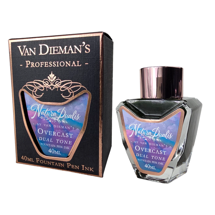 Van Dieman's Professional - Natura Dualis Overcast Dual Tone Fountain Pen Ink 40ml