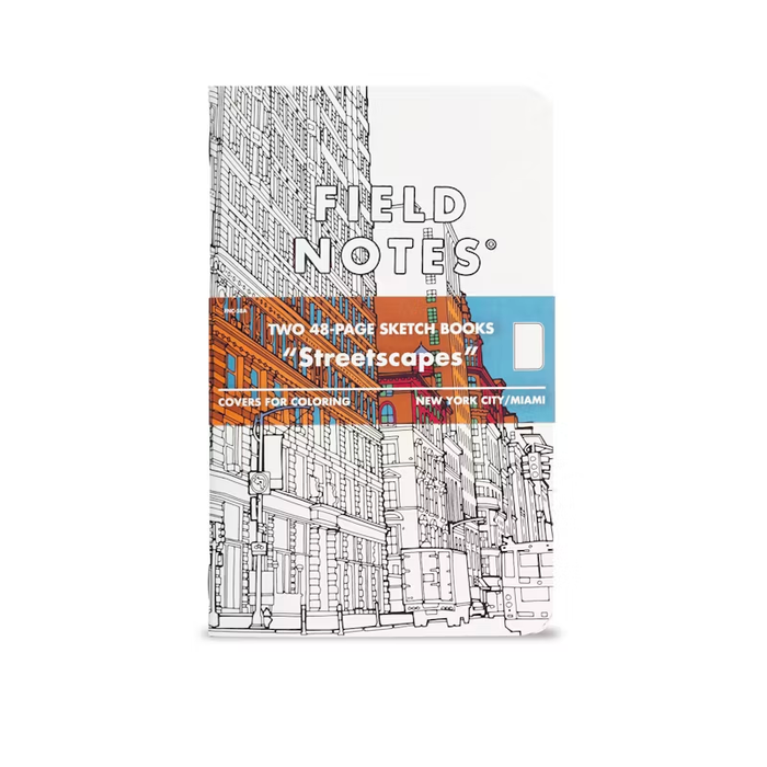 Field Notes Streetscapes New York & Miami Sketch Book - 2 Pack