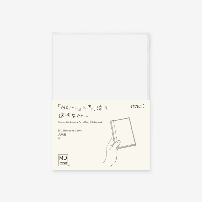 Midori MD Notebook A6 Cover - Clear