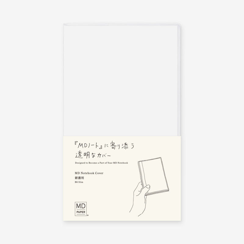 Midori MD Notebook B6 Slim Cover - Clear