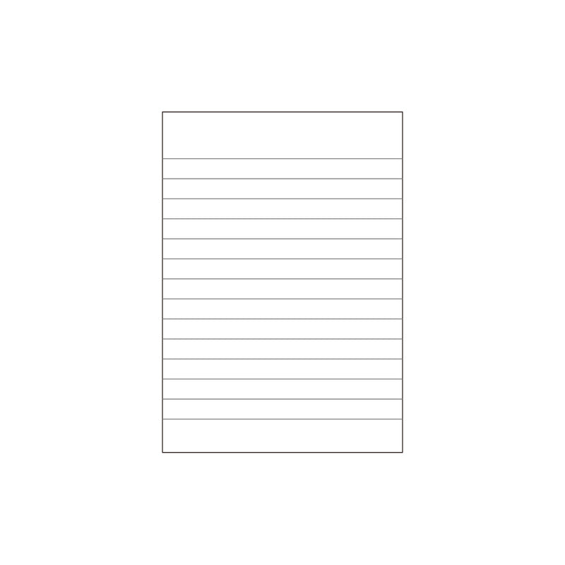 Apica A7 White Lined Notebook