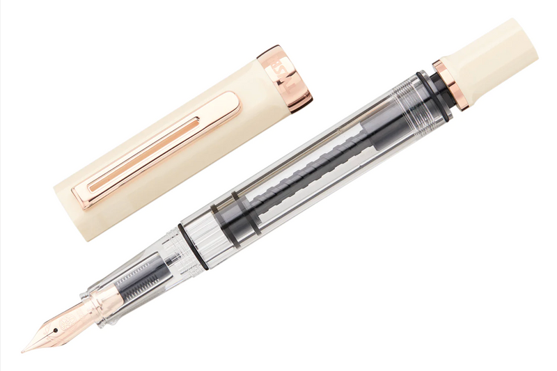 TWSBI Eco Creme with Rose Gold Trim Fountain Pen