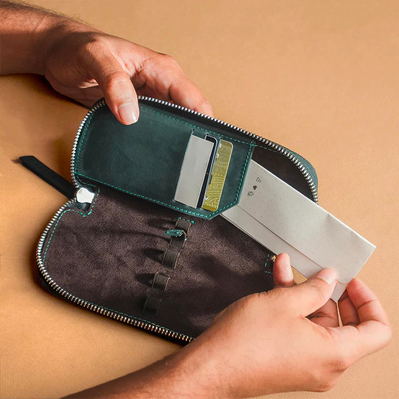 Endless Companion Adjustable Pen Pouch Blue - 3 Pens