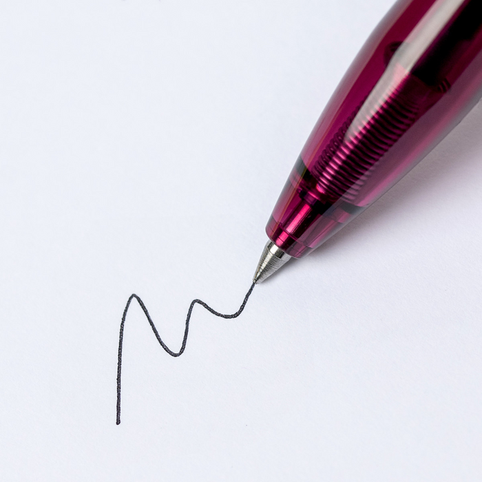 Pilot Acro 300 0.5mm Hybrid Ballpoint Pen Clear Red Barrel