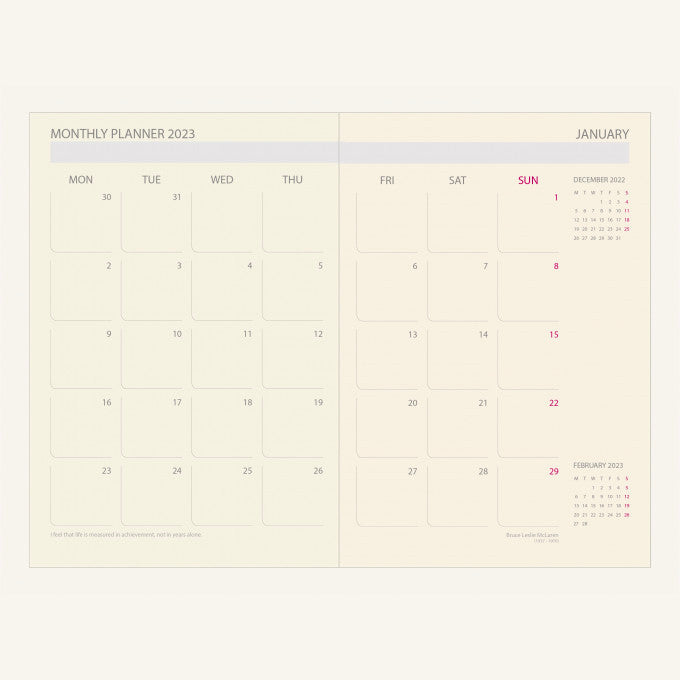 Daycraft 2026 Signature Daily Diary – A5, Black