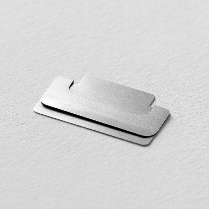 Midori Notebook Index Clips - Silver (Pack of 8)