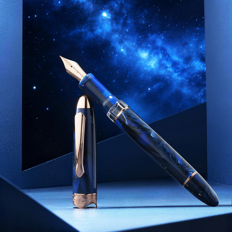 Nahvalur Horizon Fountain Pen - Nebula