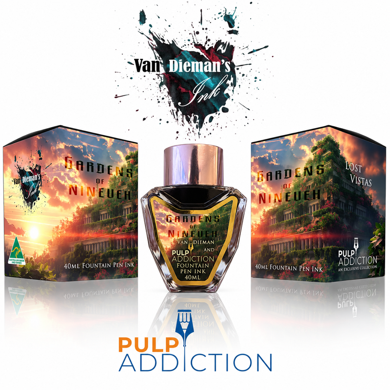 Van Dieman's Pulp Addiction Exclusive Ink - Lost Vistas - Gardens of Nineveh 40ml