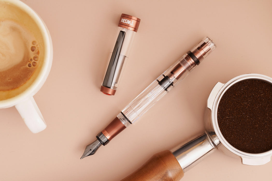 TWSBI Diamond 580ALR Fountain Pen - Affogato with Onyx