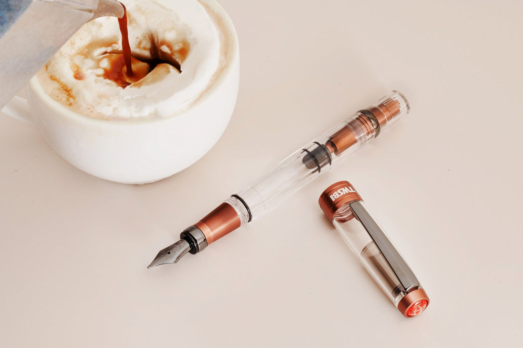 TWSBI Diamond 580ALR Fountain Pen - Affogato with Onyx