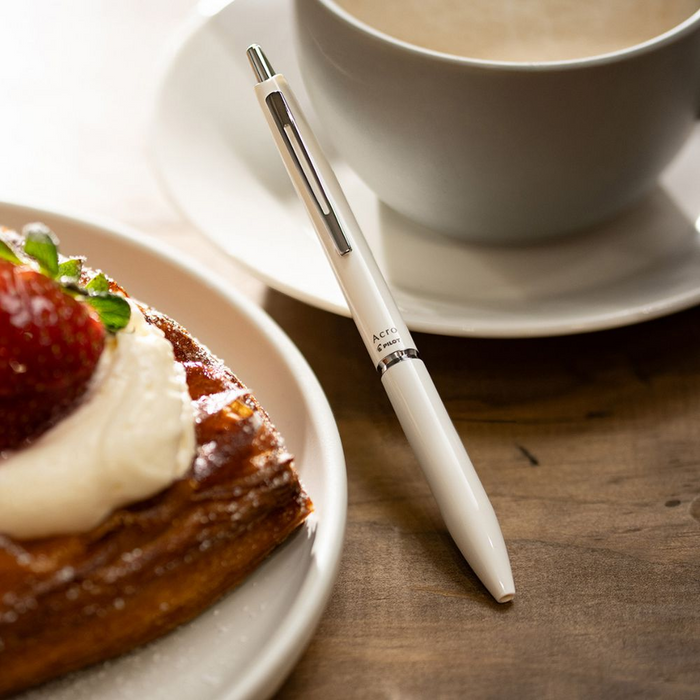 Pilot Acro 300 0.5mm Hybrid Ballpoint Pen White Barrel