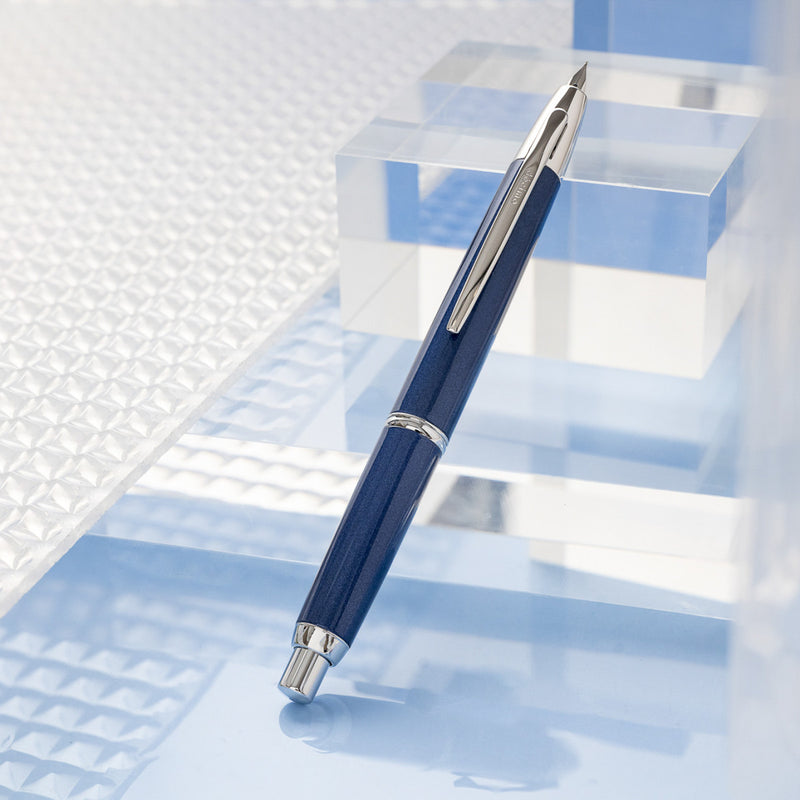 Pilot Capless Decimo Fountain Pen - Dark Blue