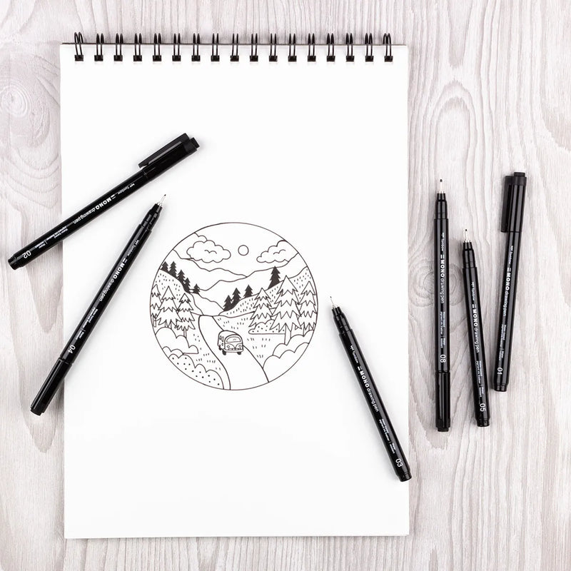 Tombow Mono Drawing Pen - 0.8mm Black