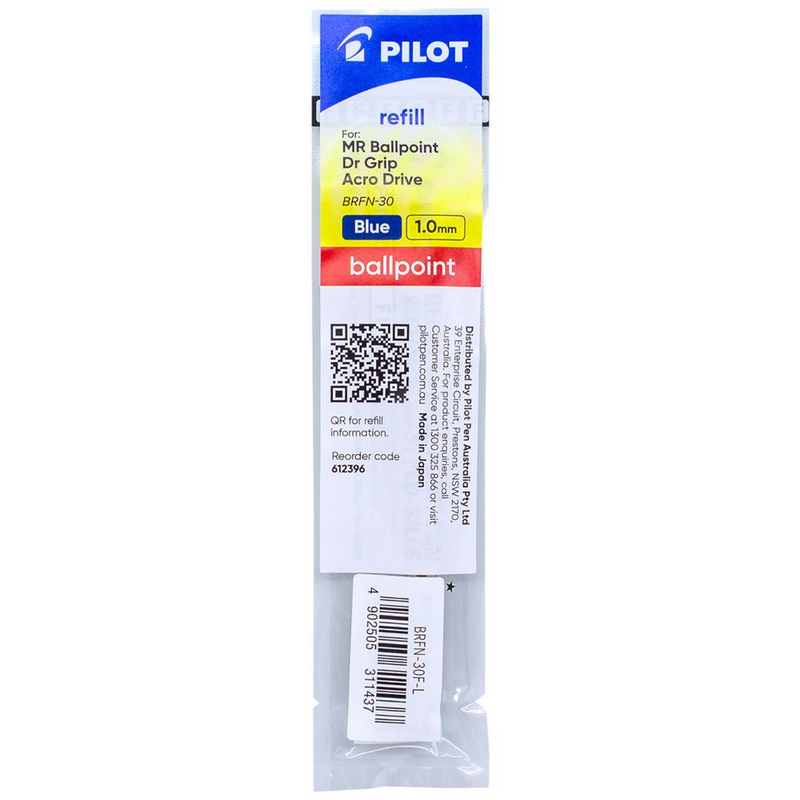 Pilot BRFN-30M Blue Medium Ballpoint Refill