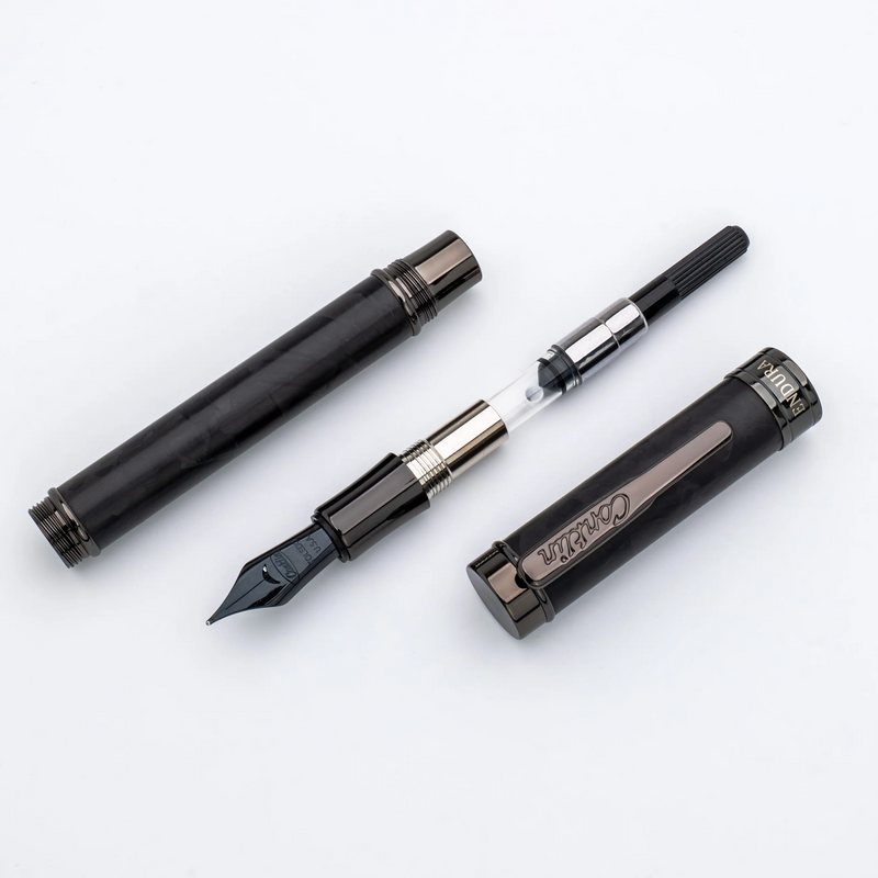 Conklin Endura Fountain Pen - Forged Carbon w/ Gunmetal Trim