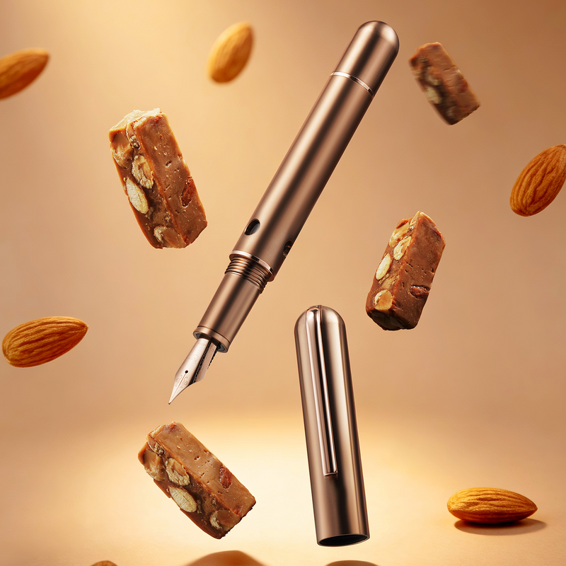 Nahvalur Nautilus Fountain Pen - Ti Toffee Medium