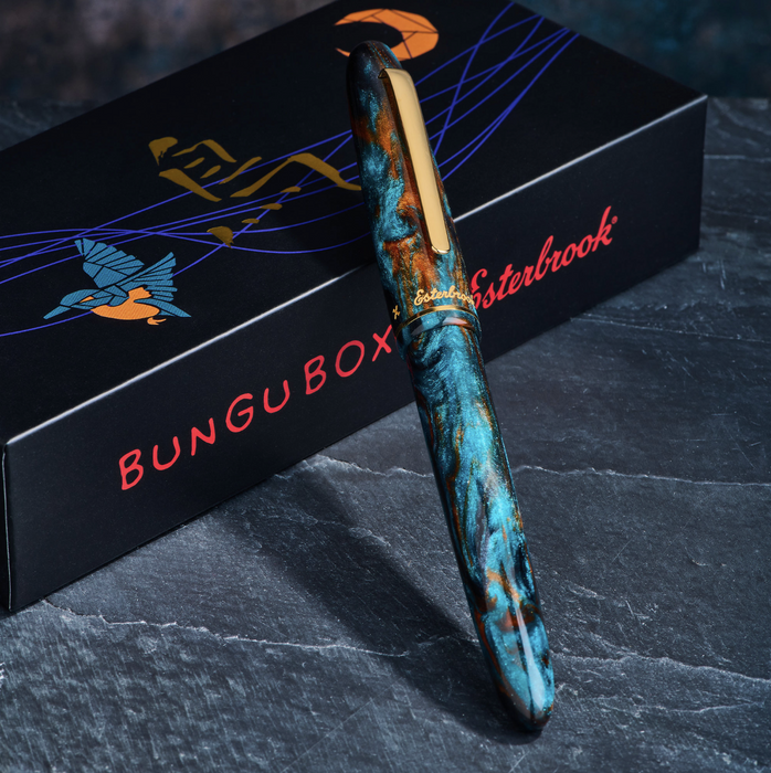 Esterbrook x Bungubox Estie DiamondCast Fountain Pen - Kingfisher, Special Edition