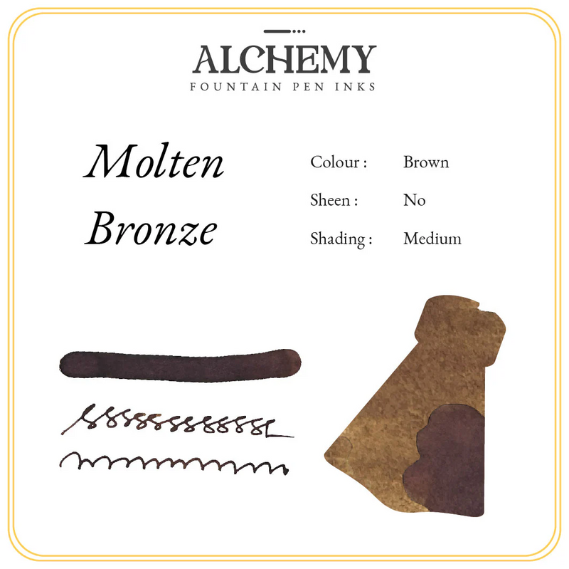 Endless Alchemy Fountain Pen Ink - Molten Bronze 45ml