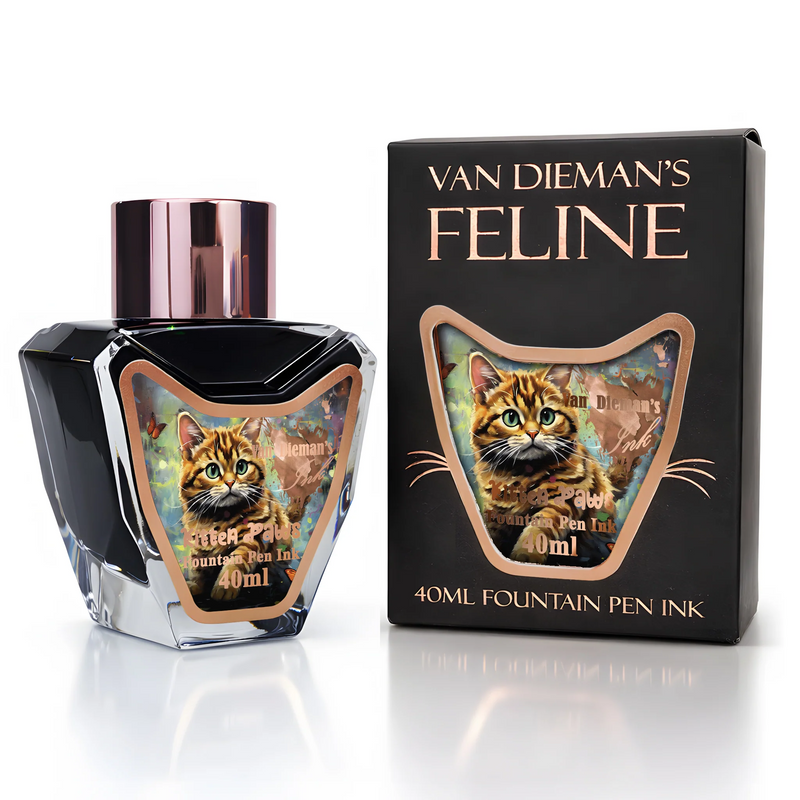 Van Dieman's Feline - Kitten Paws Fountain Pen Ink 40ml