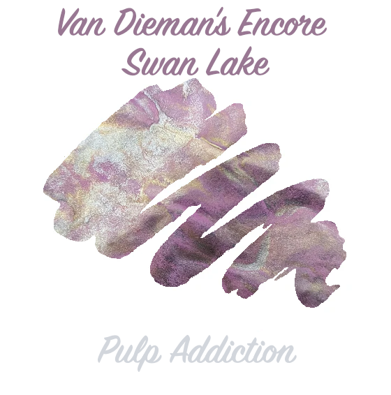 Van Dieman's Encore - Swan Lake 40ml Shimmering Fountain Pen Ink