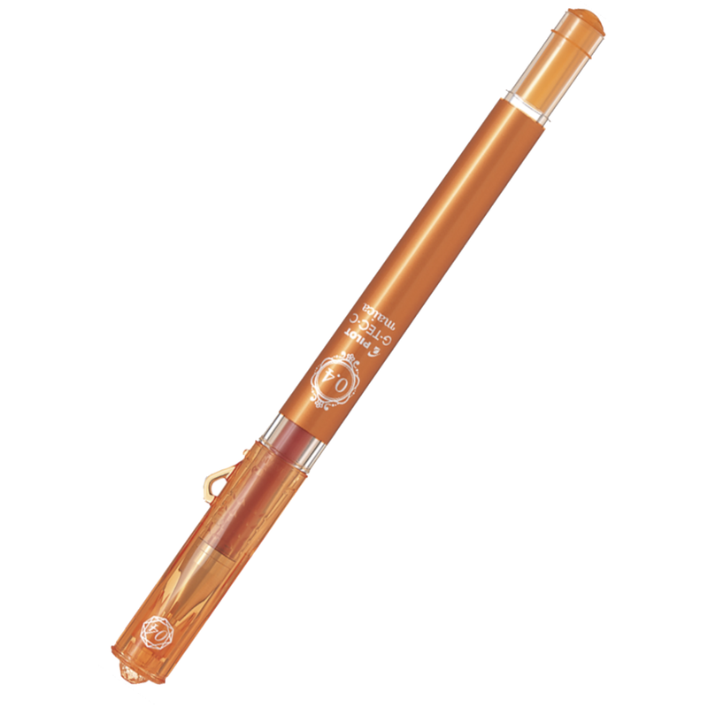 Pilot G-Tec Maica 0.4mm Gel Pen - Orange Apricot