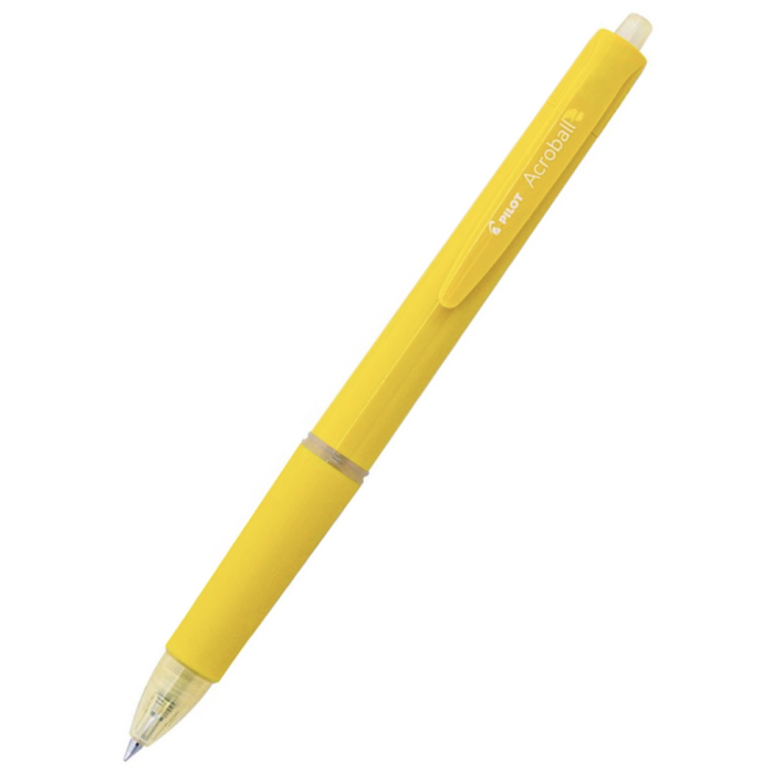 Pilot Acroball Ballpoint Pen 0.5mm - Yellow