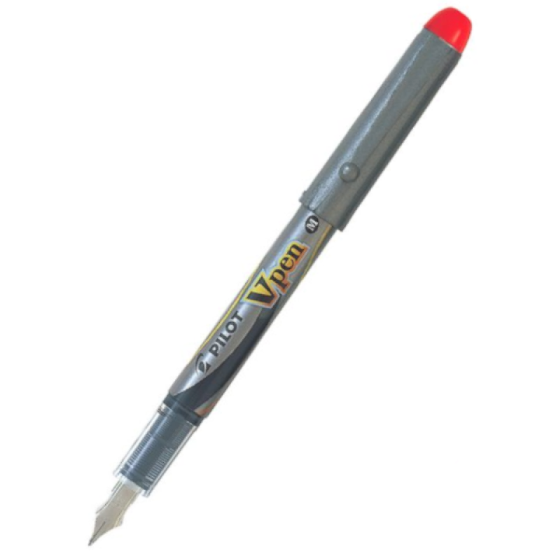 Pilot V pen Disposable Fountain Pen Red Medium