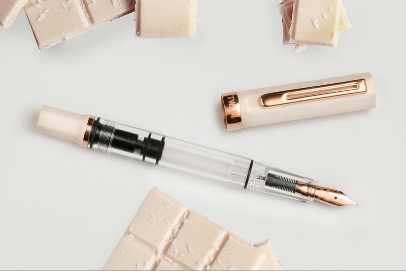 TWSBI Eco Creme with Rose Gold Trim Fountain Pen