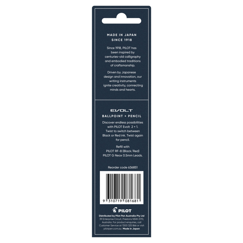 Pilot Evolt 2+1 Multifunction Pen - Violet