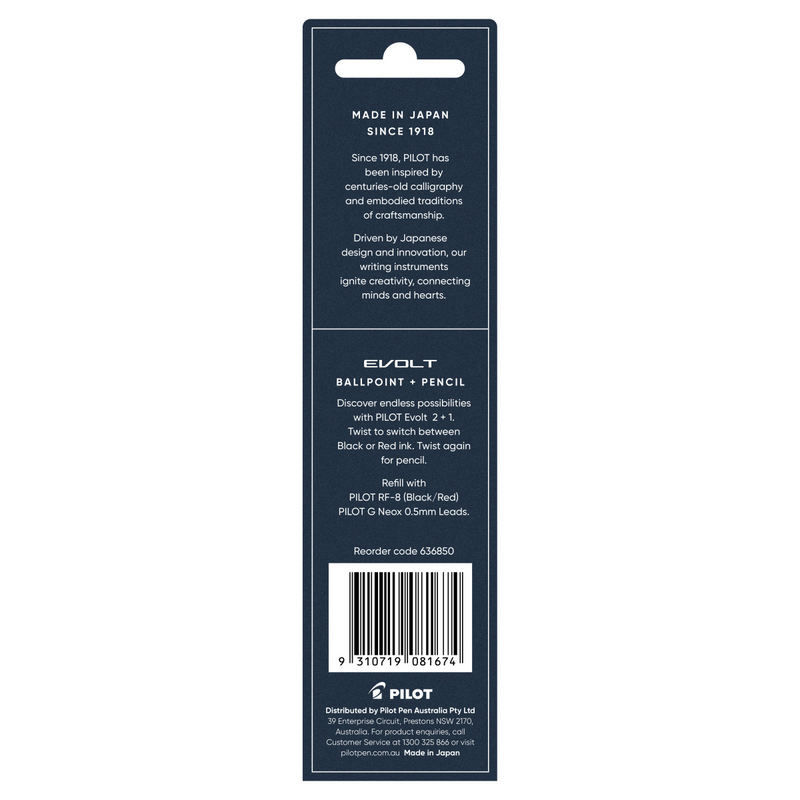 Pilot Evolt 2+1 Multifunction Pen - Grey