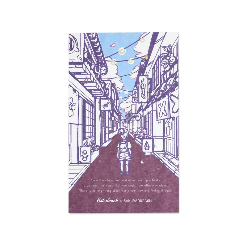 Esterbrook x Sakuradragon Sakura Street Blotter Papers (5 Piece)