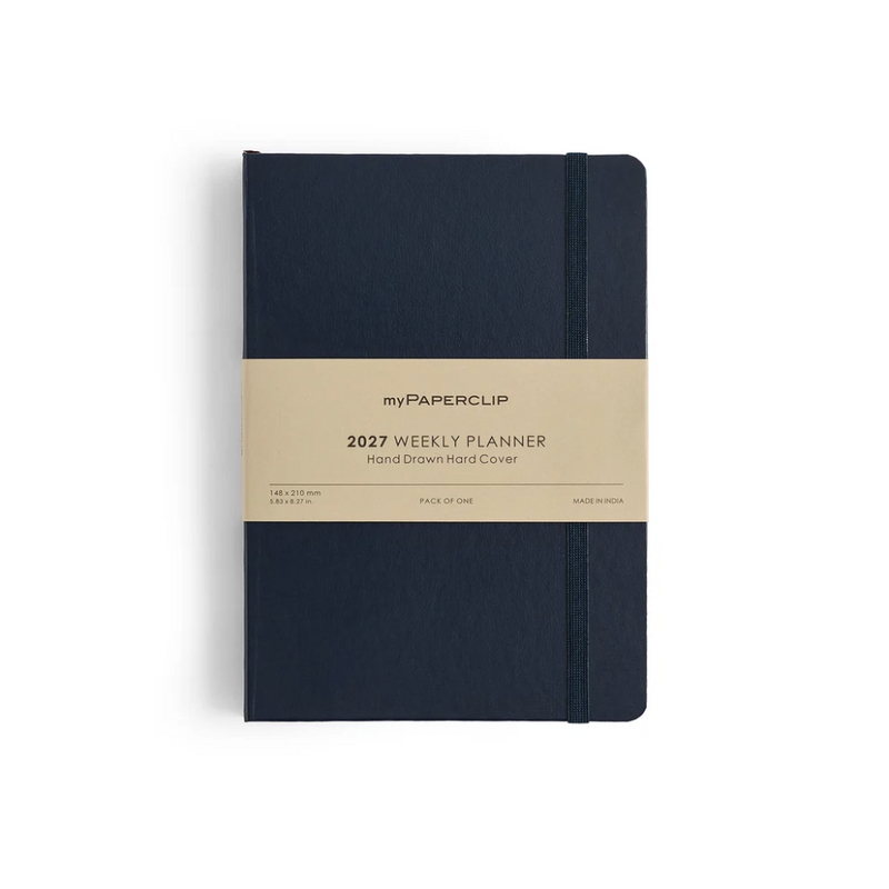 myPAPERCLIP 2027 Weekly Planner Hardcover H1 - Blue