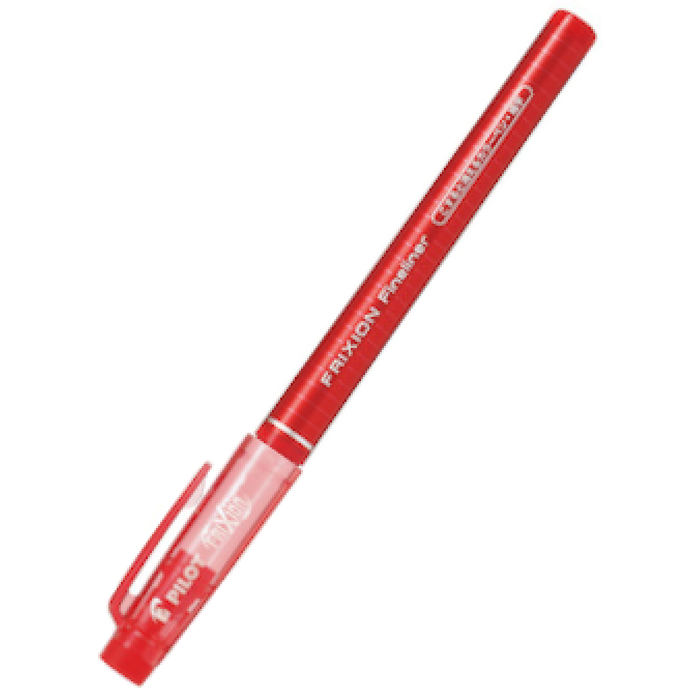 Pilot FriXion Fineliner Erasable Pen - Red