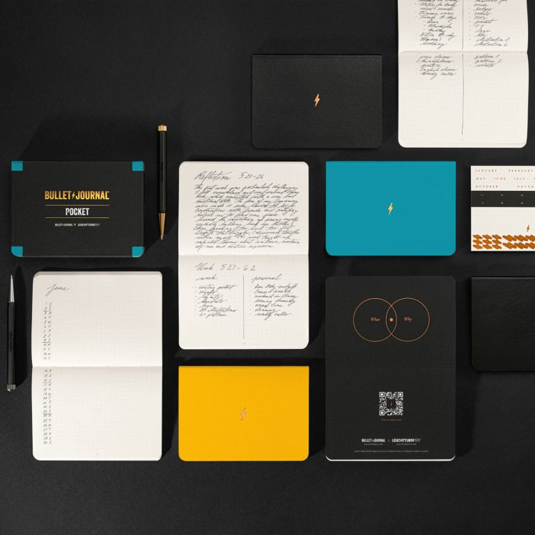 Leuchtturm1917 Bullet Journal Pocket Turquoise - Dotted - 3 Pack