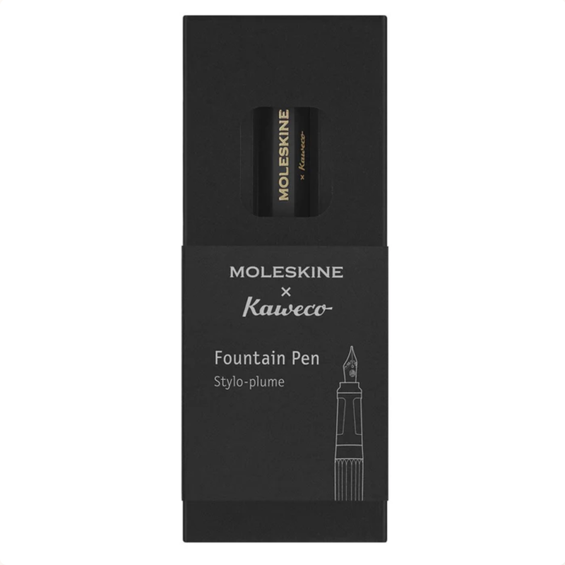 Moleskine x Kaweco Fountain Pen - Black, Fine Nib