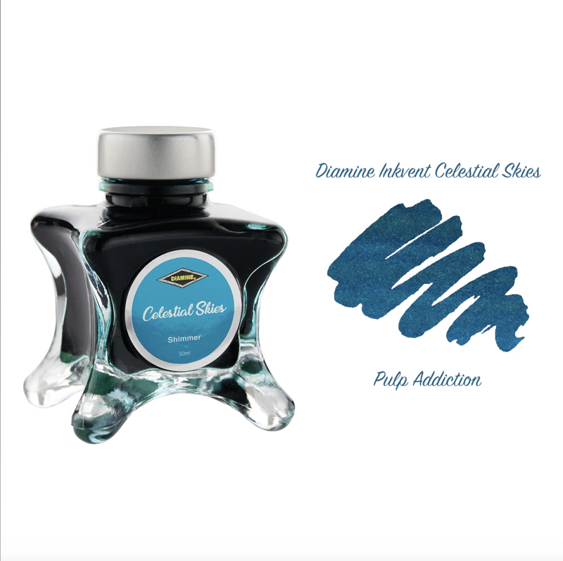 Diamine Teal Edition Ink - Celestial Skies Shimmer