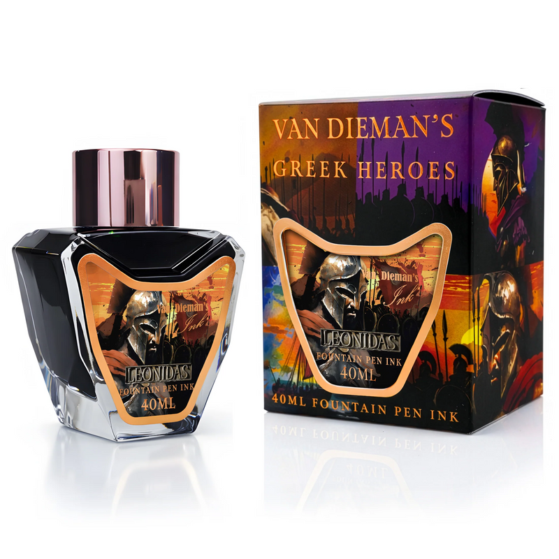 Van Dieman's Greek Heroes - Leonidas Fountain Pen Ink 40ml