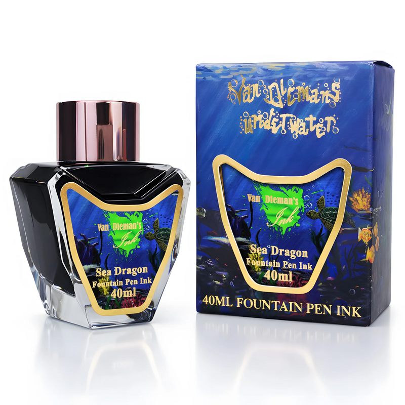Van Dieman's Fountain Pen Ink - (Underwater) Sea Dragon 40ml
