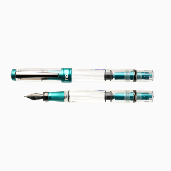 TWSBI Diamond 580ALR Fountain Pen - Caribbean with Onyx