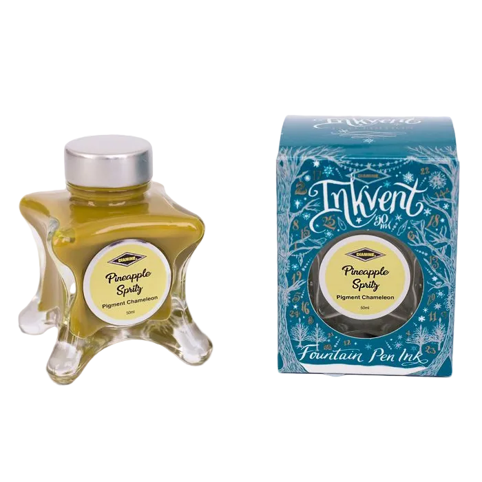 Diamine Teal Edition Ink - Pineapple Spritz Pigment Chameleon
