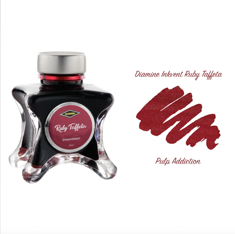 Diamine Teal Edition Ink - Ruby Taffeta Chameleon