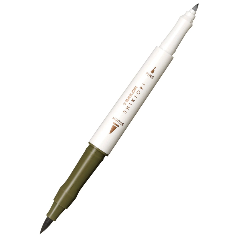 Sailor Shikiori Brush Pen - Rikyucha (1 Piece)
